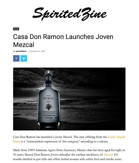 Casa Don Ramón Launches Joven Mezcal