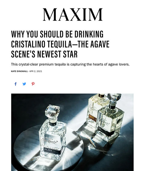Why You Should Be Drinking Cristalino Tequila