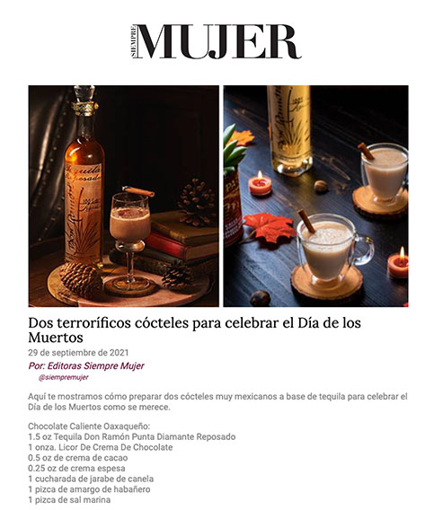 Dos terroríficos cócteles para celebrar el Día de los Muertos
