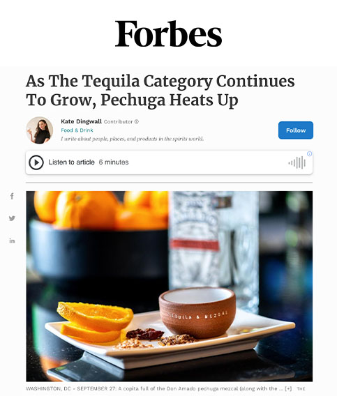 As The Tequila Category Continues To Grow, Pechuga Heats Up