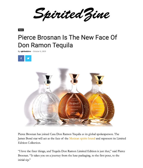 Pierce Brosnan Is The New Face Of Don Ramón Tequila